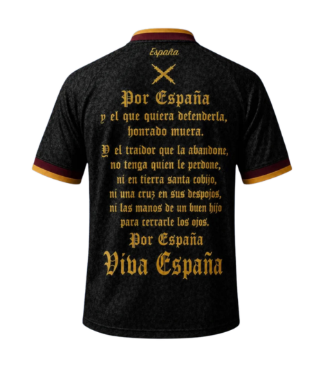 Camiseta España 1492 (2 estrellas) (Negro)