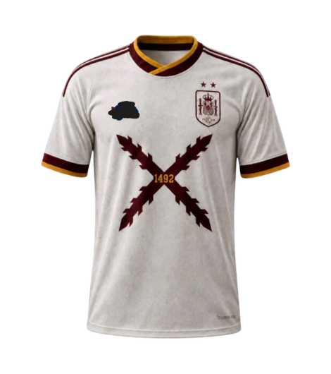 Camiseta España 1492 (2 estrellas) (Blanco)